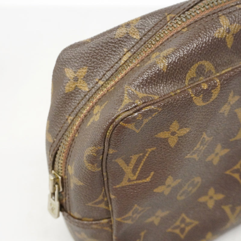 【6fb2033】ルイヴィトン ポーチ モノグラム トゥルーストワレット28 M47522 ブラウン【中古】レディース