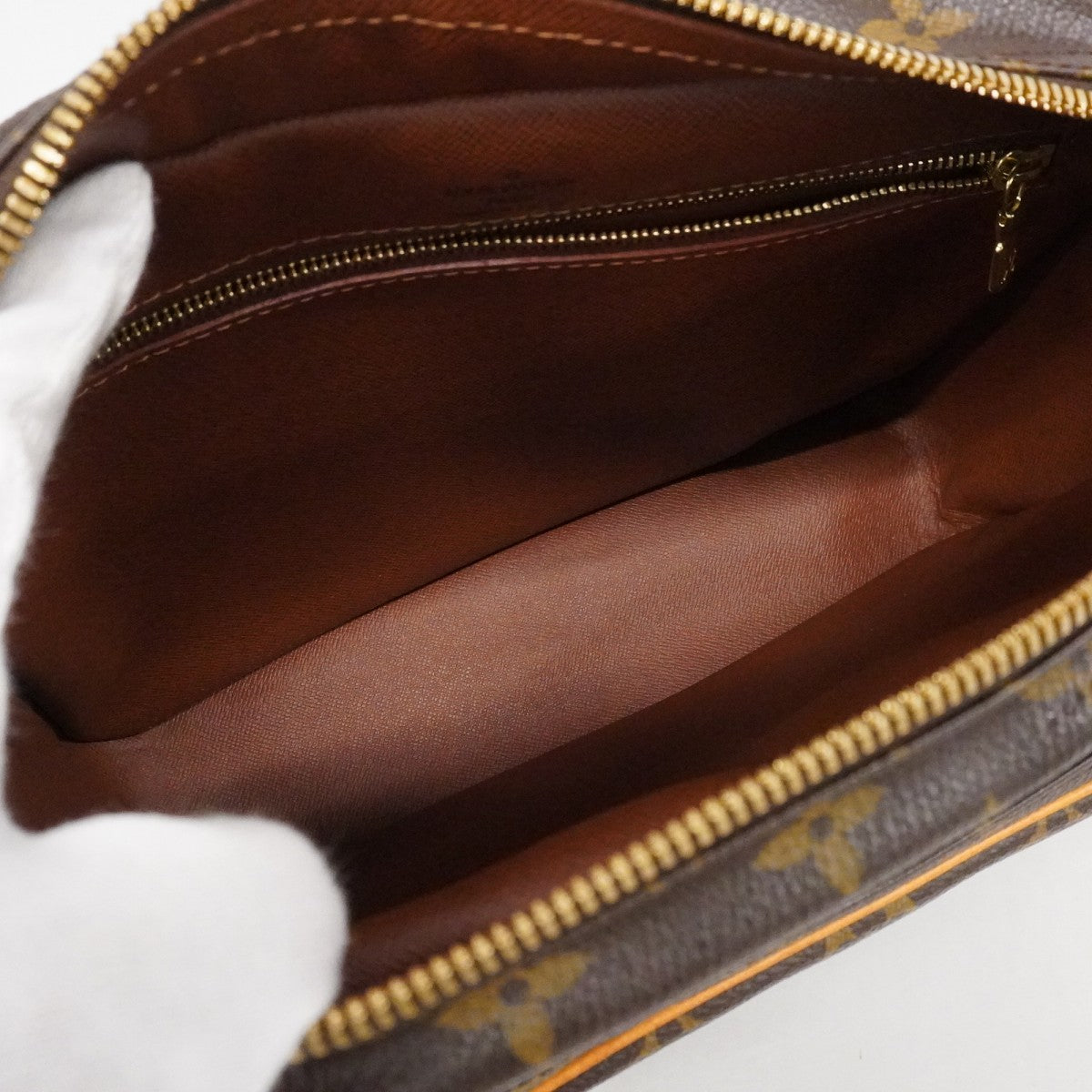 【6fb2041】ルイヴィトン ショルダーバッグ モノグラム ナイル M45244 ブラウン【中古】レディース