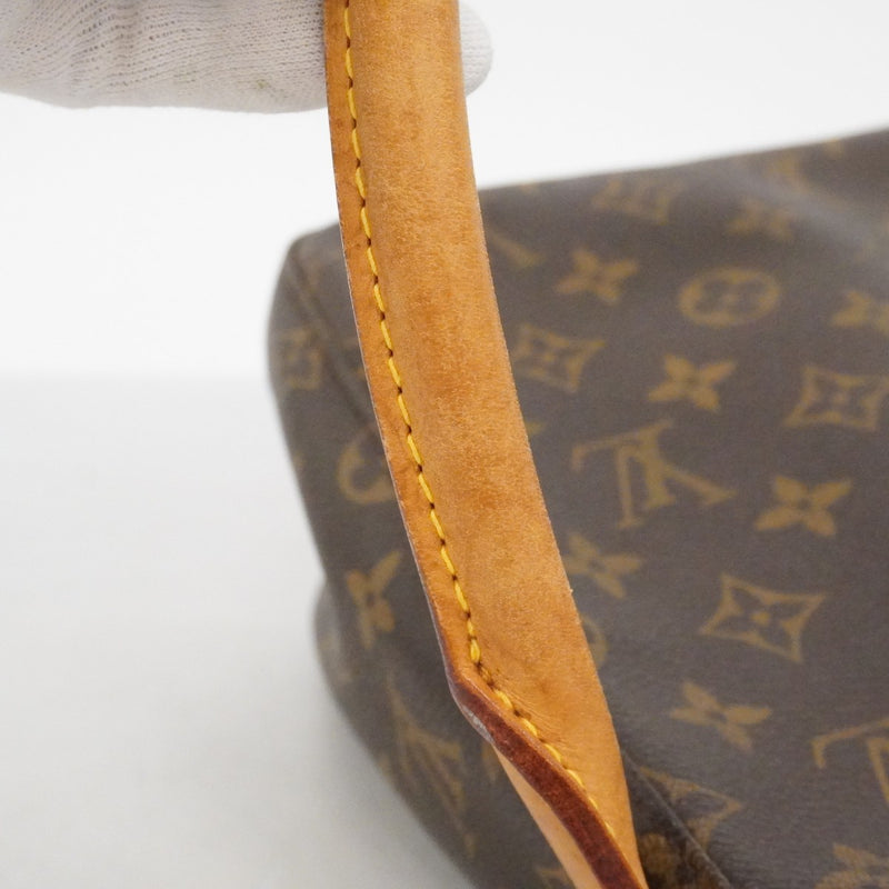 【6fb2042】ルイヴィトン ショルダーバッグ モノグラム ルーピングMM M51146 ブラウン【中古】レディース
