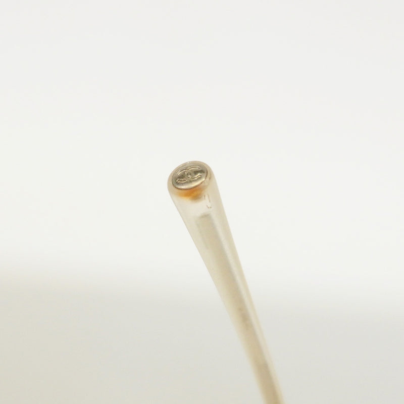 【6fb2056】シャネル サングラス 4068 プラスチック クリア シルバー金具【中古】レディース