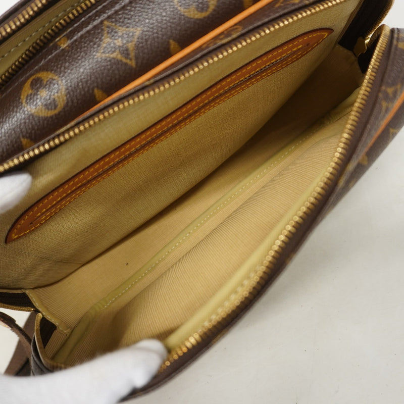【6fb2081】ルイヴィトン ショルダーバッグ モノグラム リポーターPM M45254 ブラウン【中古】レディース
