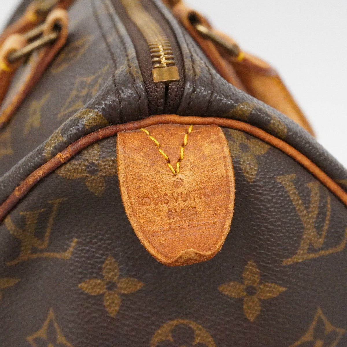 【6fb2093】ルイヴィトン ハンドバッグ モノグラム スピーディ30 M41108 ブラウン【中古】レディース