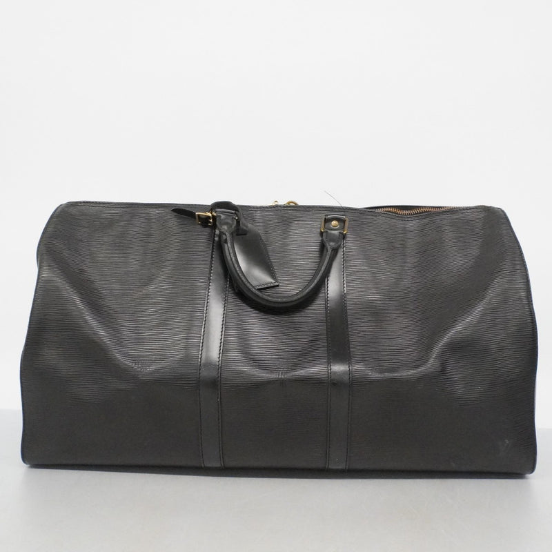 【6fb2096】ルイヴィトン ボストンバッグ エピ キーポル55 M42952 ノワール【中古】メンズ レディース ユニセックス