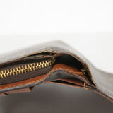 【6fb2104】ルイヴィトン 財布 モノグラム ポルトパピエジップ M61207 ブラウン【中古】レディース