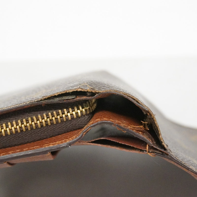 【6fb2104】ルイヴィトン 財布 モノグラム ポルトパピエジップ M61207 ブラウン【中古】レディース
