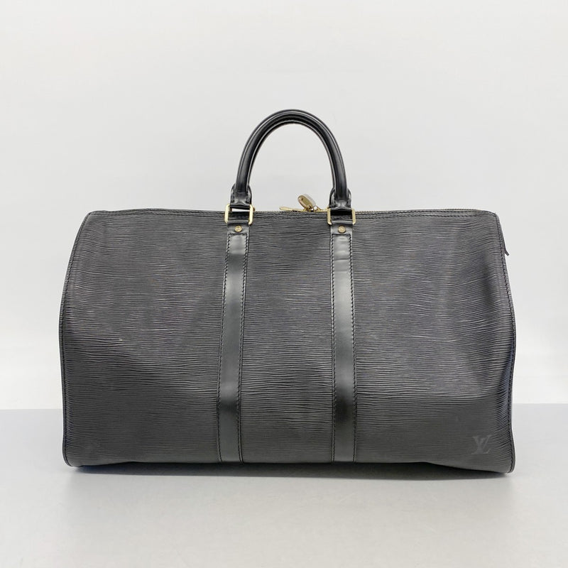 【6fb2107】ルイヴィトン ボストンバッグ エピ キーポル45 M59152 ノワール【中古】メンズ レディース ユニセックス
