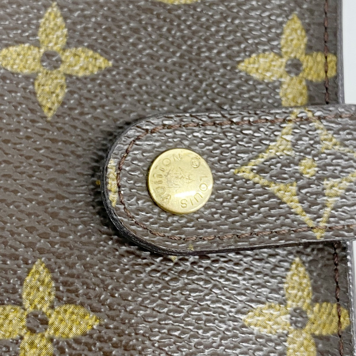 【6fb2123】ルイヴィトン 財布 モノグラム コンパクトジップ M61667 ブラウン【中古】レディース