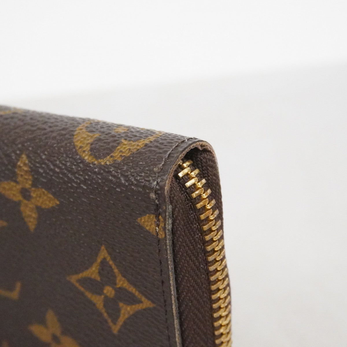 【6fb2126】ルイヴィトン 長財布 モノグラム ポルトフォイユクレマンス M61298 ブラウン ローズバレリーヌ【中古】レディース