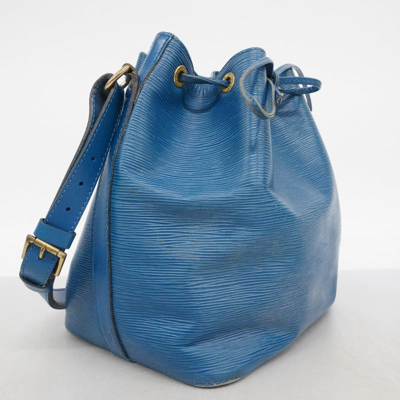 【6fb2129】ルイヴィトン ショルダーバッグ エピ プチノエ M44105 トレドブルー【中古】レディース