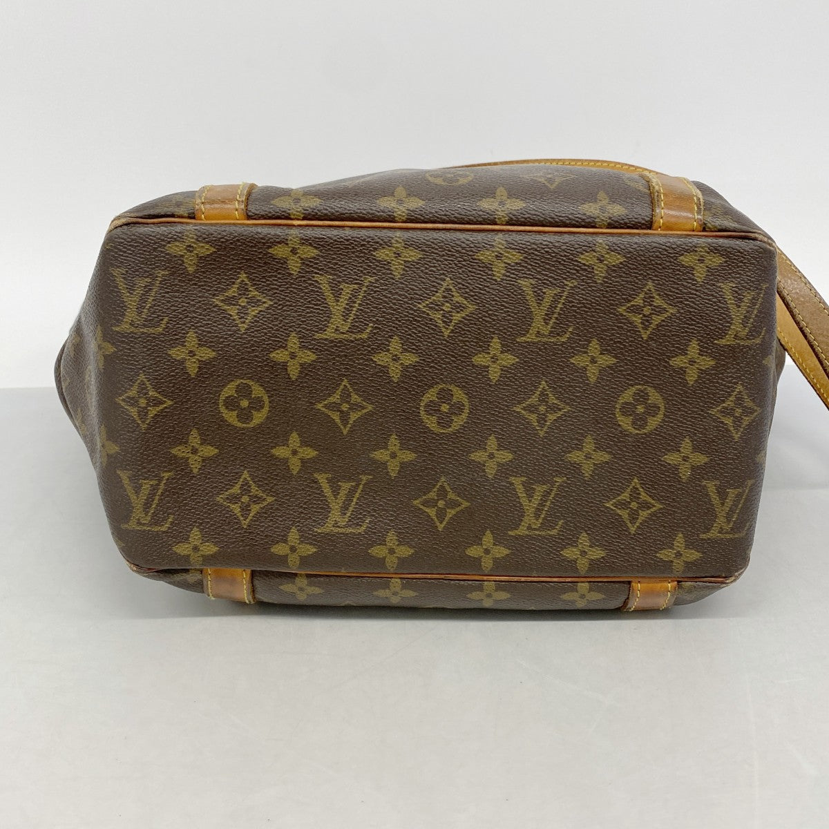 【6fb2137】ルイヴィトン トートバッグ モノグラム サックショッピング M51108 ブラウン【中古】レディース