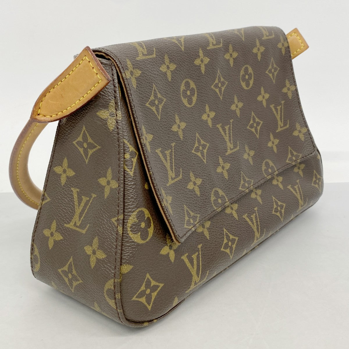 【6fb2140】ルイヴィトン ショルダーバッグ モノグラム ミニルーピング M51147 ブラウン【中古】レディース