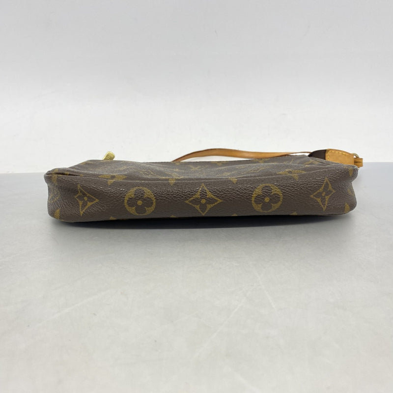 【6fb2141】ルイヴィトン ポーチ モノグラム ポシェットアクセソワール M51980 ブラウン【中古】レディース