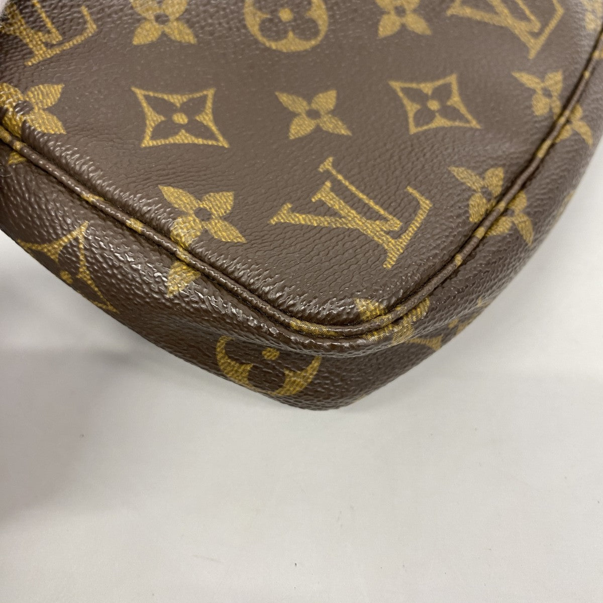 【6fb2141】ルイヴィトン ポーチ モノグラム ポシェットアクセソワール M51980 ブラウン【中古】レディース