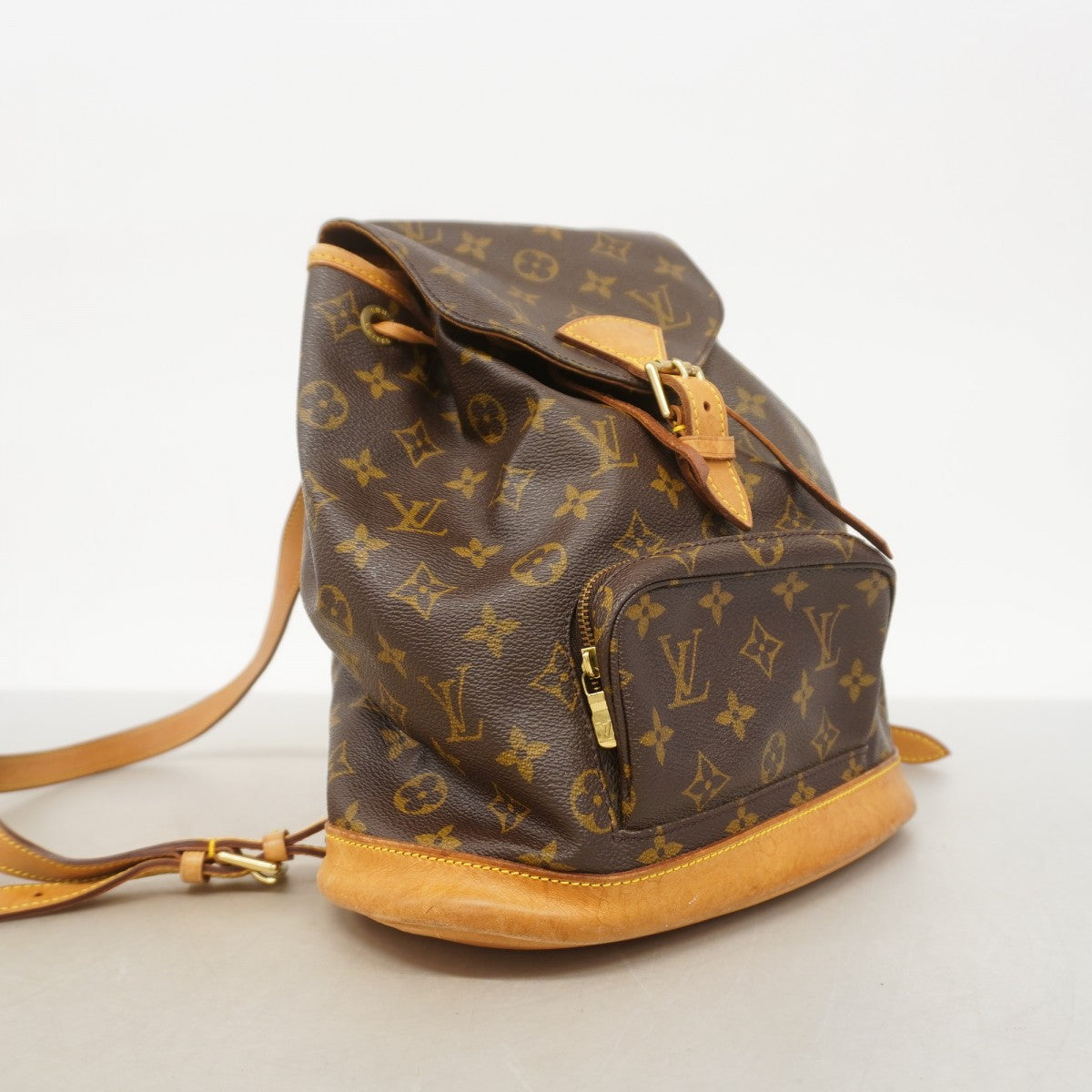 【6fb2147】ルイヴィトン リュック・デイパック モノグラム モンスリMM M51136 ブラウン【中古】レディース