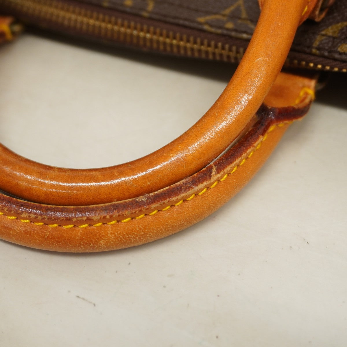 【6fb2148】ルイヴィトン ハンドバッグ モノグラム スピーディ35 M41107 ブラウン【中古】レディース