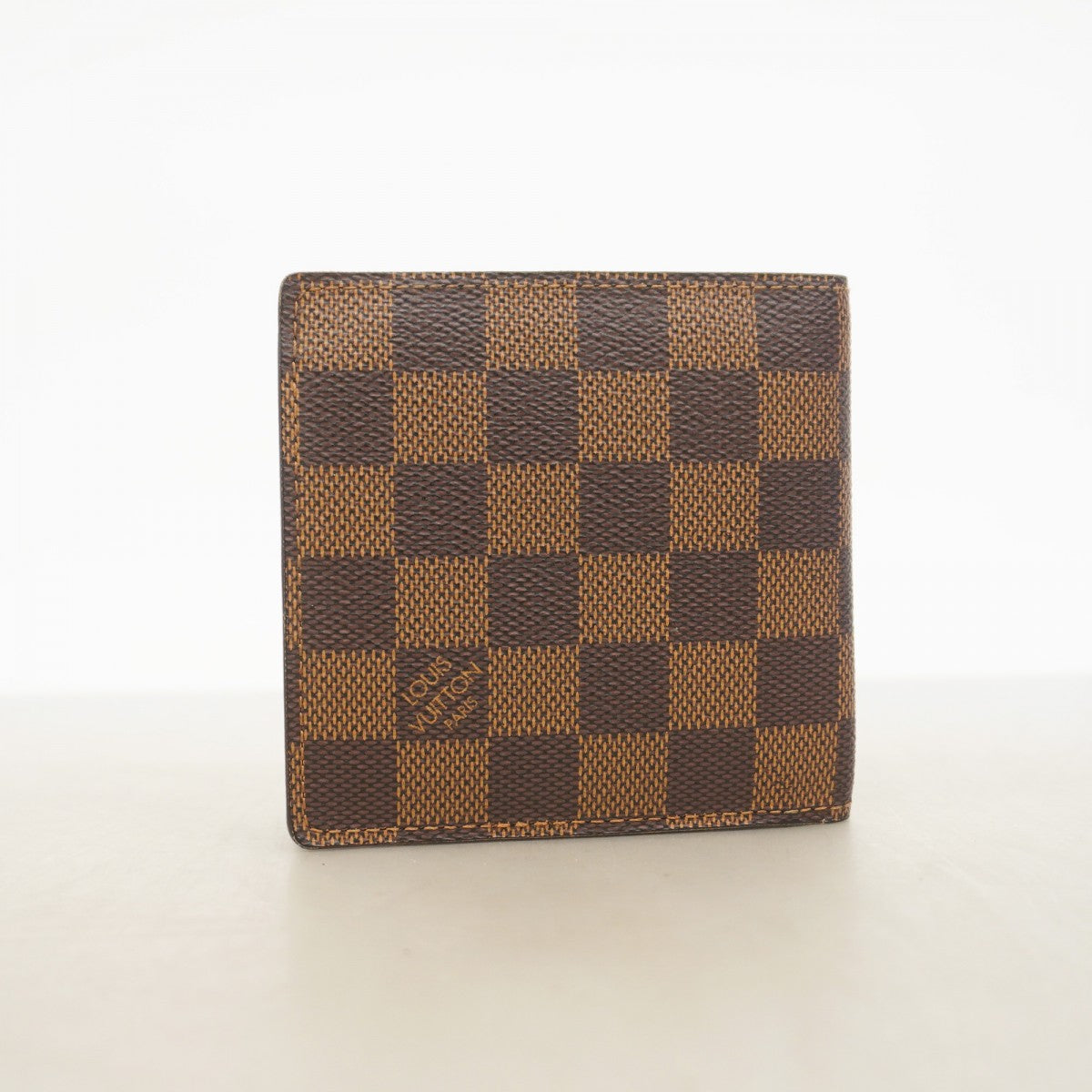 【6fb2155】ルイヴィトン 財布 ダミエ ポルトフォイユマルコ N61675 エベヌ【中古】メンズ