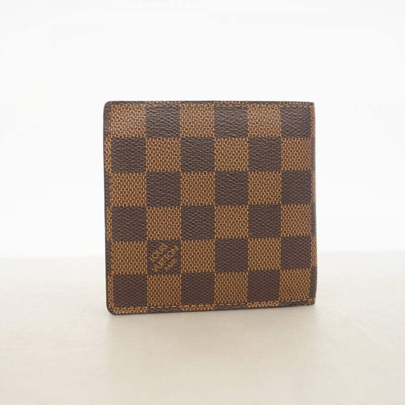 【6fb2155】ルイヴィトン 財布 ダミエ ポルトフォイユマルコ N61675 エベヌ【中古】メンズ
