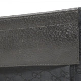 【6fb2157】グッチ ウエストバッグ GGキャンバス 28566 キャンバス ブラック シルバー金具【中古】レディース