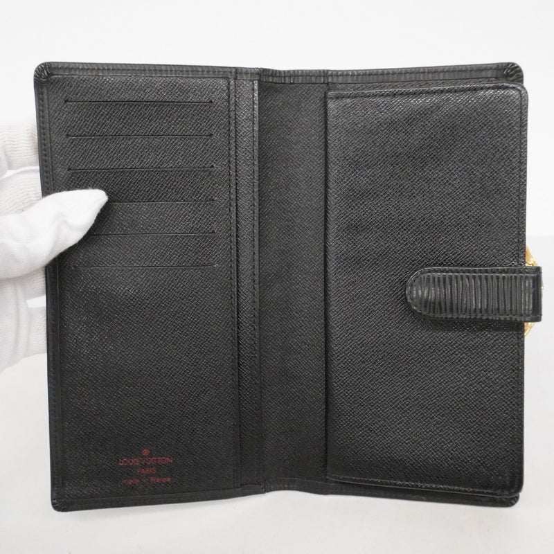【6fb2163】ルイヴィトン 長財布 エピ コンチネンタル ヴィエノワ M63252 ノワール【中古】レディース