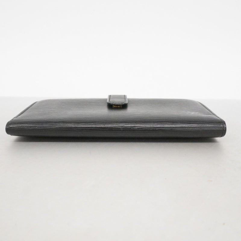 【6fb2163】ルイヴィトン 長財布 エピ コンチネンタル ヴィエノワ M63252 ノワール【中古】レディース