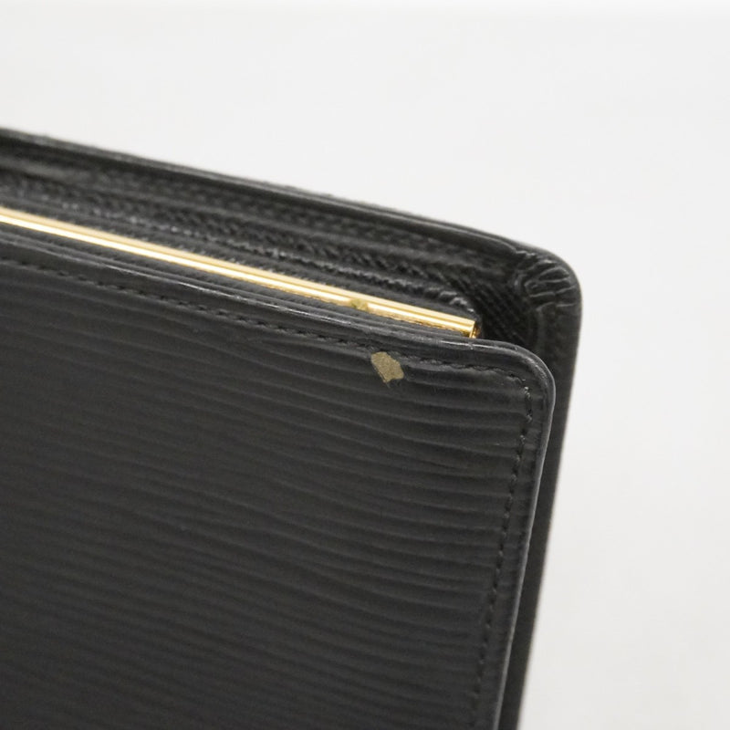 【6fb2163】ルイヴィトン 長財布 エピ コンチネンタル ヴィエノワ M63252 ノワール【中古】レディース