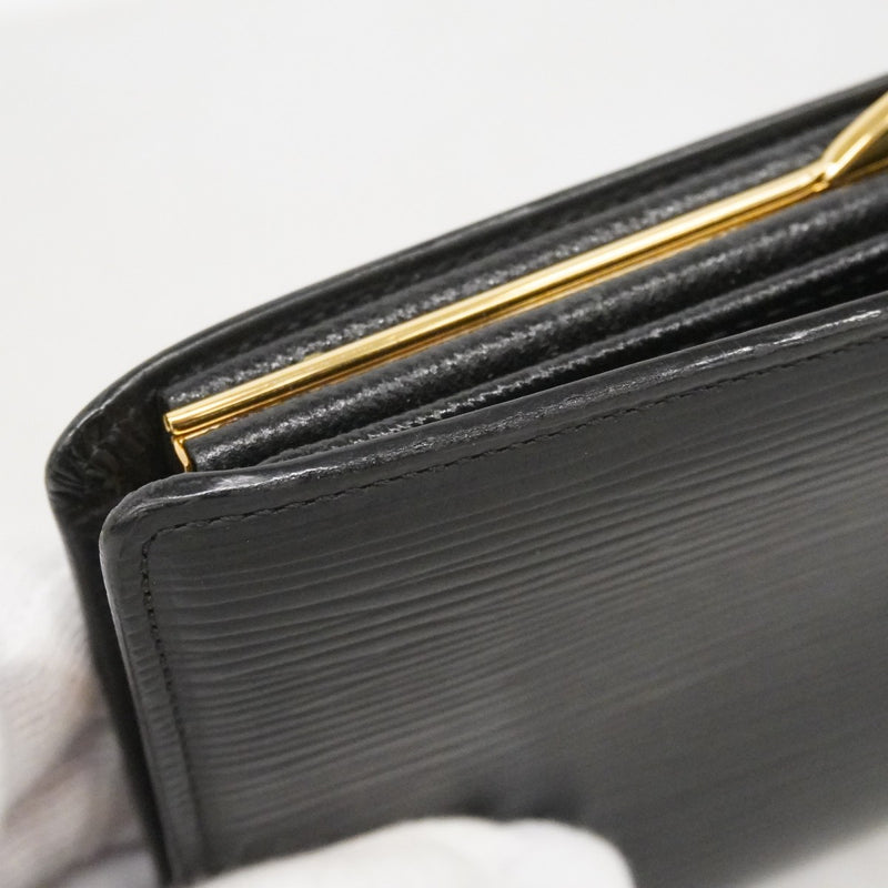 【6fb2163】ルイヴィトン 長財布 エピ コンチネンタル ヴィエノワ M63252 ノワール【中古】レディース