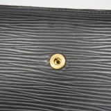 【6fb2163】ルイヴィトン 長財布 エピ コンチネンタル ヴィエノワ M63252 ノワール【中古】レディース