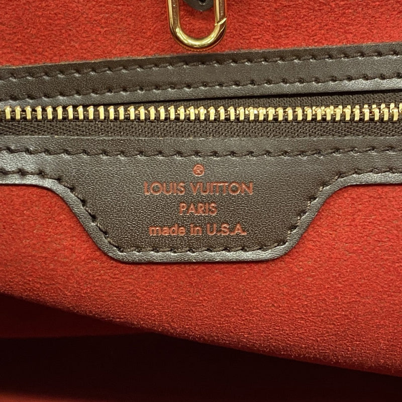 【6fb2168】ルイヴィトン トートバッグ ダミエ ハムステッドPM N51205 エベヌ【中古】レディース