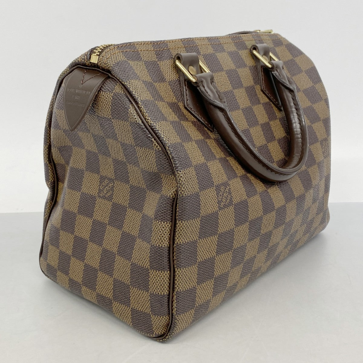 【6fb2169】ルイヴィトン ハンドバッグ ダミエ スピーディ25 N41365 エベヌ【中古】レディース