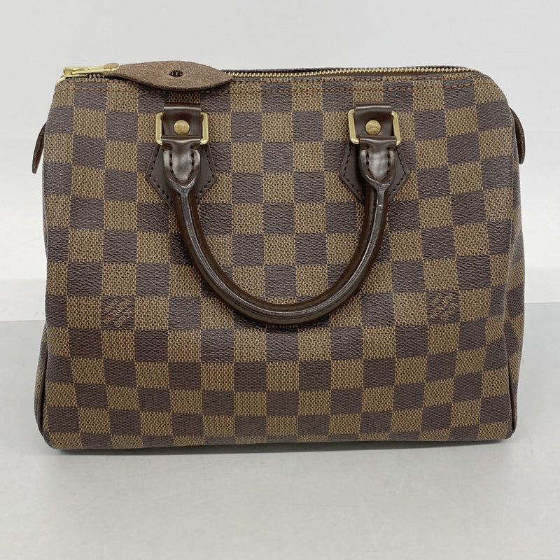 【6fb2169】ルイヴィトン ハンドバッグ ダミエ スピーディ25 N41365 エベヌ【中古】レディース