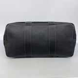 【6fb2171】エルメス トートバッグ ガーデンパーティGM トワルオフィシエ ブラック シルバー金具 □G刻印【中古】レディース