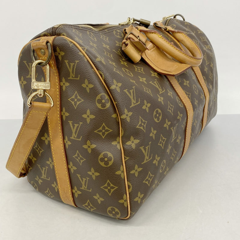 【6fb2172】ルイヴィトン ボストンバッグ モノグラム キーポルバンドリエール45 M41418 ブラウン【中古】メンズ レディース ユニセックス