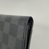 【6fb2175】ルイヴィトン カードケース ダミエ・グラフィット オーガナイザードゥポッシュ N63075 ブラック【中古】メンズ