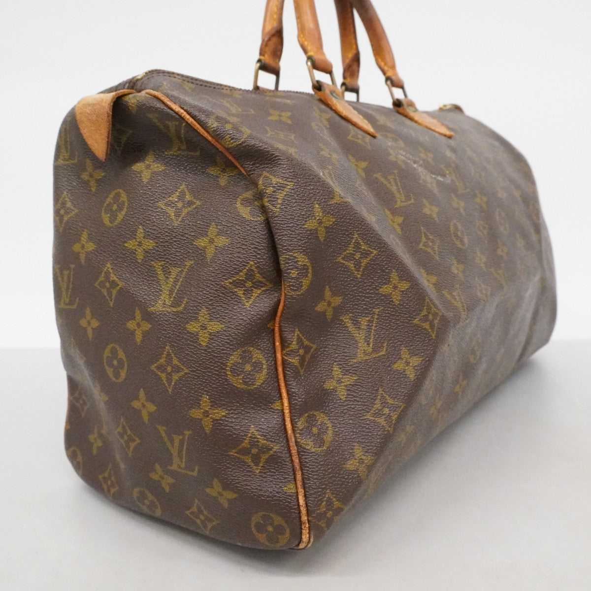 【6fb2187】ルイヴィトン ハンドバッグ モノグラム スピーディ40 M41106 ブラウン【中古】レディース