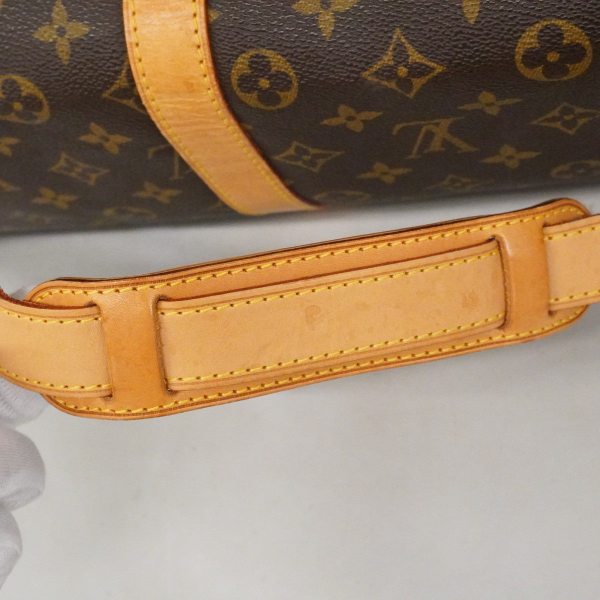 【6fb2189】ルイヴィトン ボストンバッグ モノグラム キーポルバンドリエール55 M41414 ブラウン【中古】メンズ レディース ユニセックス