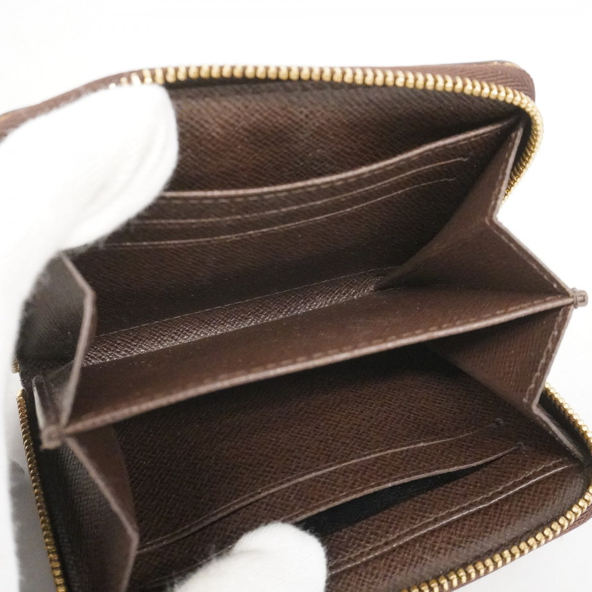 【6fb2193】ルイヴィトン コインケース ダミエ ジッピーコインパース N63070 エべヌ【中古】メンズ レディース ユニセックス