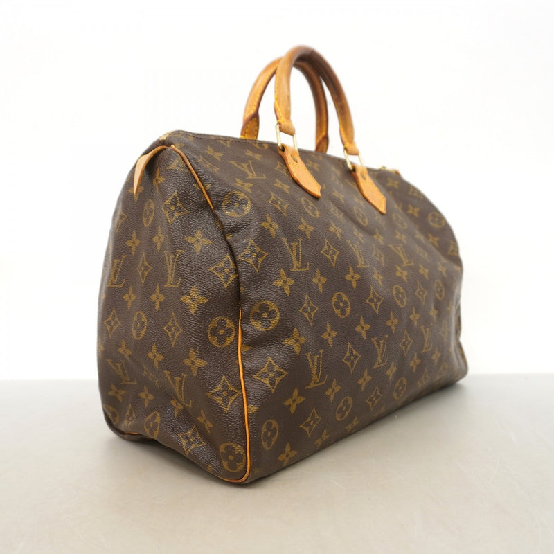 【6fb2211】ルイヴィトン ハンドバッグ モノグラム スピーディ35 M41107 ブラウン【中古】レディース