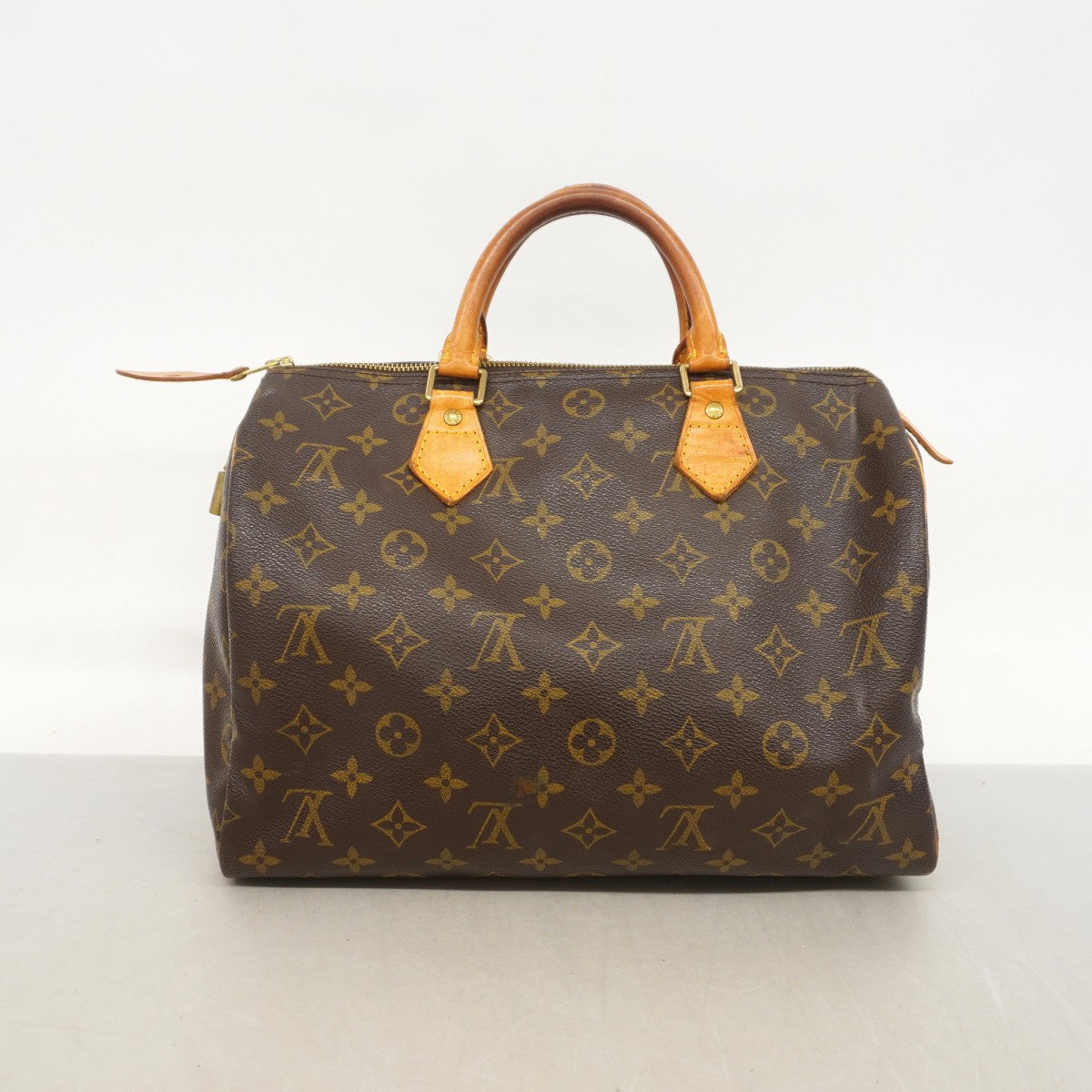 【6fb2212】ルイヴィトン ハンドバッグ モノグラム スピーディ30 M41108 ブラウン【中古】レディース