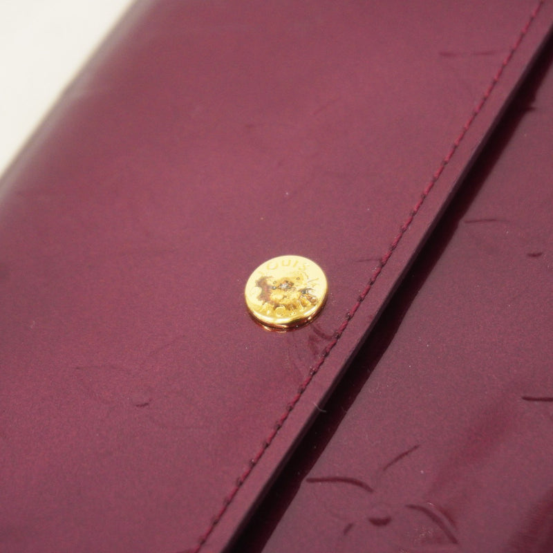 【6fb2217】ルイヴィトン 長財布 ヴェルニ ポルトフォイユサラ M91765 ローズアンディアン【中古】レディース