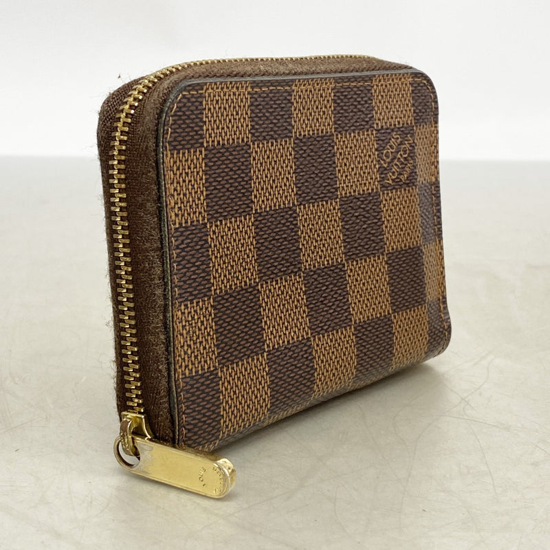 【6fb2218】ルイヴィトン コインケース ダミエ ジッピーコインパース N63070 エべヌ【中古】メンズ レディース ユニセックス