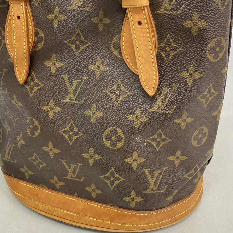 【6fb2222】ルイヴィトン トートバッグ モノグラム バケットPM M42238 ブラウン【中古】レディース