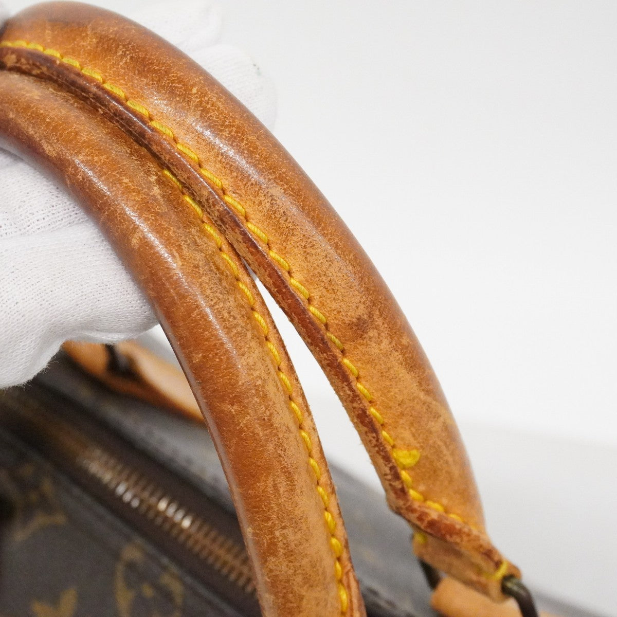 【6fb2235】ルイヴィトン ハンドバッグ モノグラム スピーディ35 M41107 ブラウン【中古】レディース