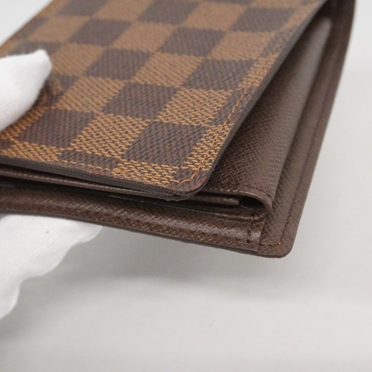 【6fb2241】ルイヴィトン 財布 ダミエ ポルトフォイユフロリン N60011 エベヌ【中古】メンズ