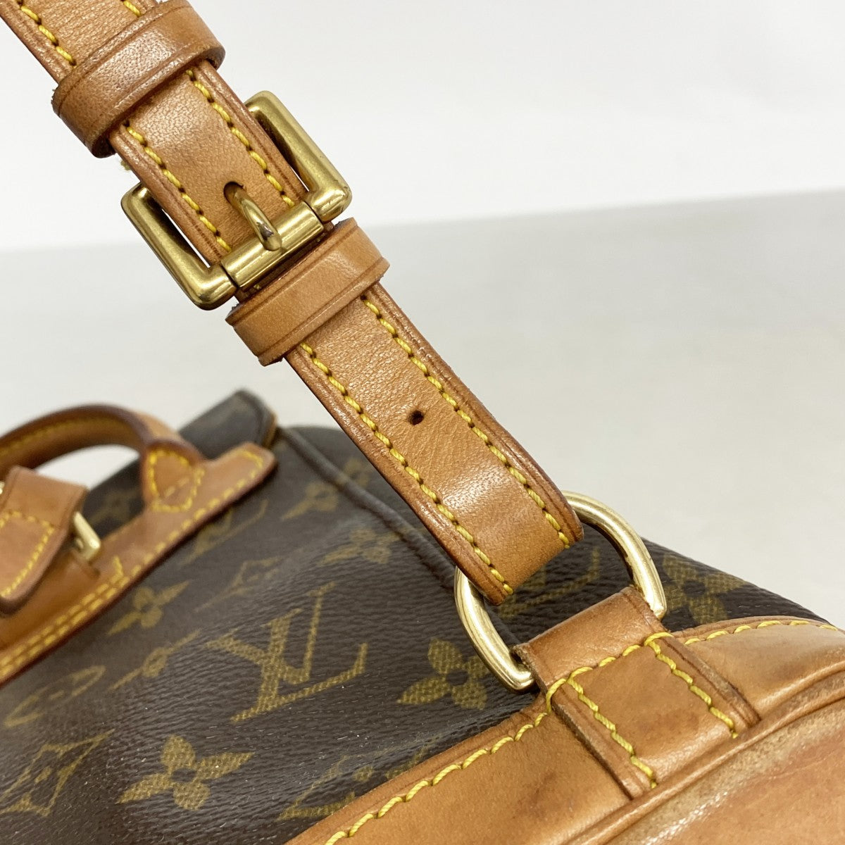 【6fb2253】ルイヴィトン リュック・デイパック モノグラム ミニモンスリ M51137 ブラウン【中古】レディース