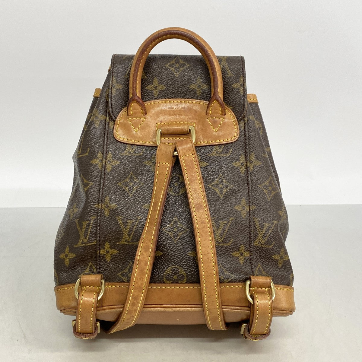 【6fb2253】ルイヴィトン リュック・デイパック モノグラム ミニモンスリ M51137 ブラウン【中古】レディース