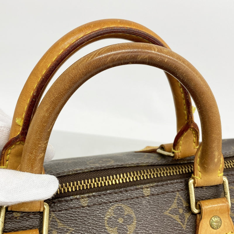 【6fb2255】ルイヴィトン ハンドバッグ モノグラム スピーディ30 M41108 ブラウン【中古】レディース