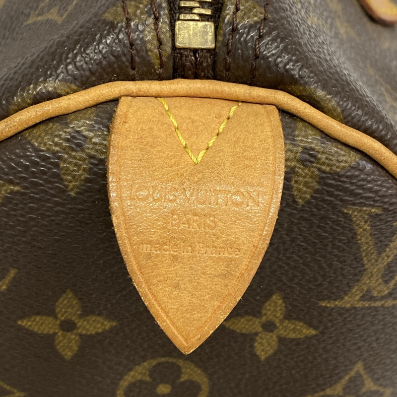 【6fb2255】ルイヴィトン ハンドバッグ モノグラム スピーディ30 M41108 ブラウン【中古】レディース