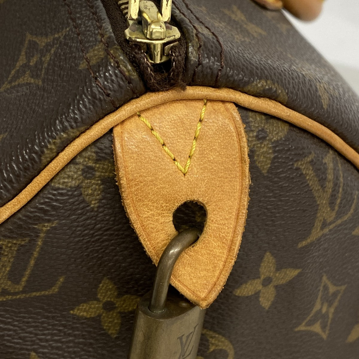 【6fb2255】ルイヴィトン ハンドバッグ モノグラム スピーディ30 M41108 ブラウン【中古】レディース