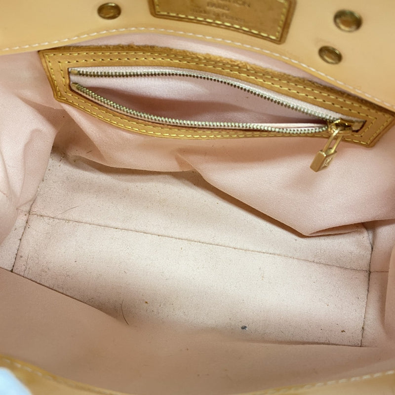 【6fb2259】ルイヴィトン ハンドバッグ ヴェルニ リードPM M91306 マシュマロピンク【中古】レディース