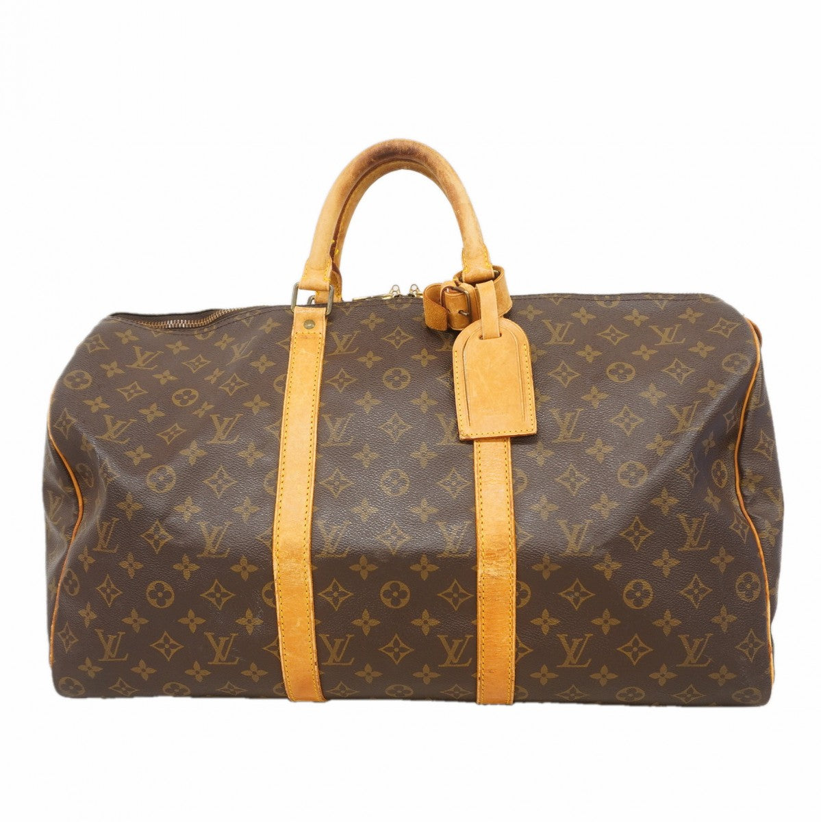 【6fb2263】ルイヴィトン ボストンバッグ モノグラム キーポル50 M41426 ブラウン【中古】メンズ レディース ユニセックス